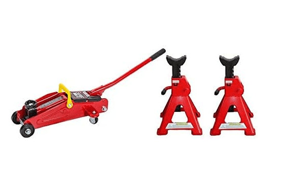 Gato hidráulico 2-3T y borriquetas