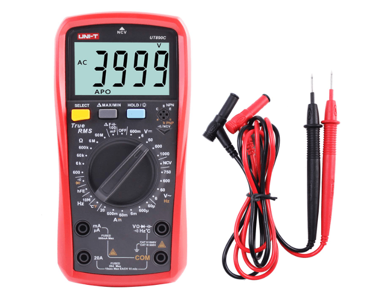 Multímetro digital automotriz UNI-T UT61E para mediciones precisas